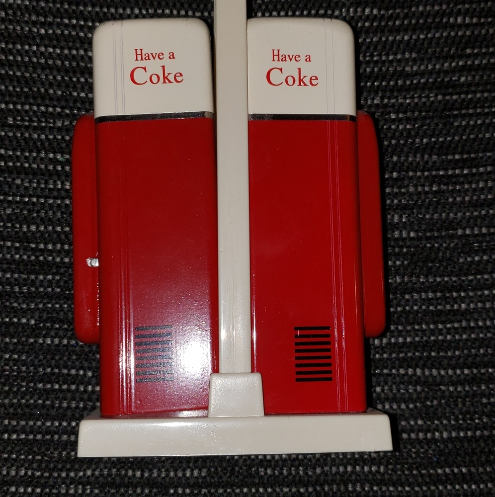 Coke Salt and Pepper Shakers